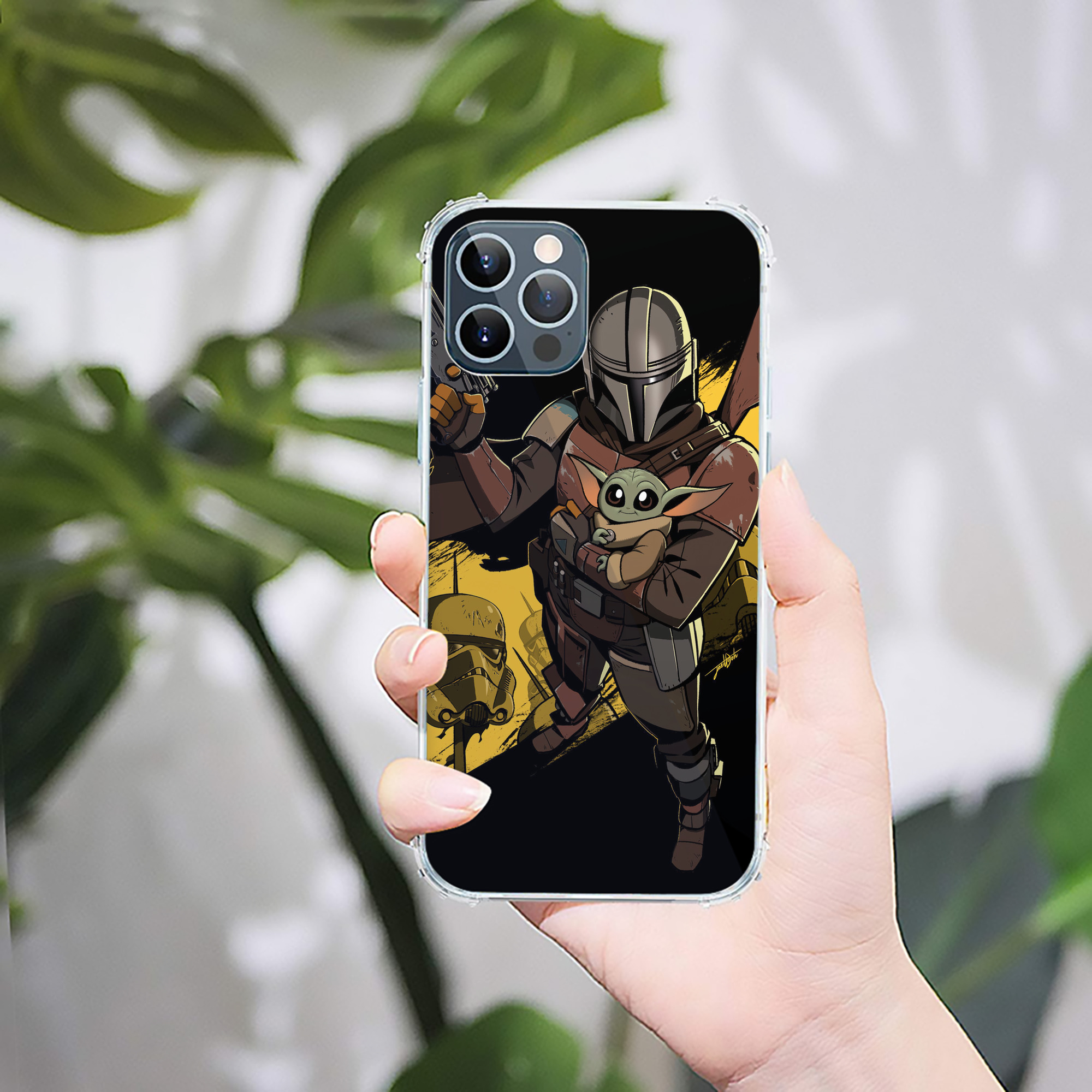 （画像用） スター・ウォーズ Star Wars 【iPhone 12シリーズ対応】透明スマホケース（クリアソフトケース）